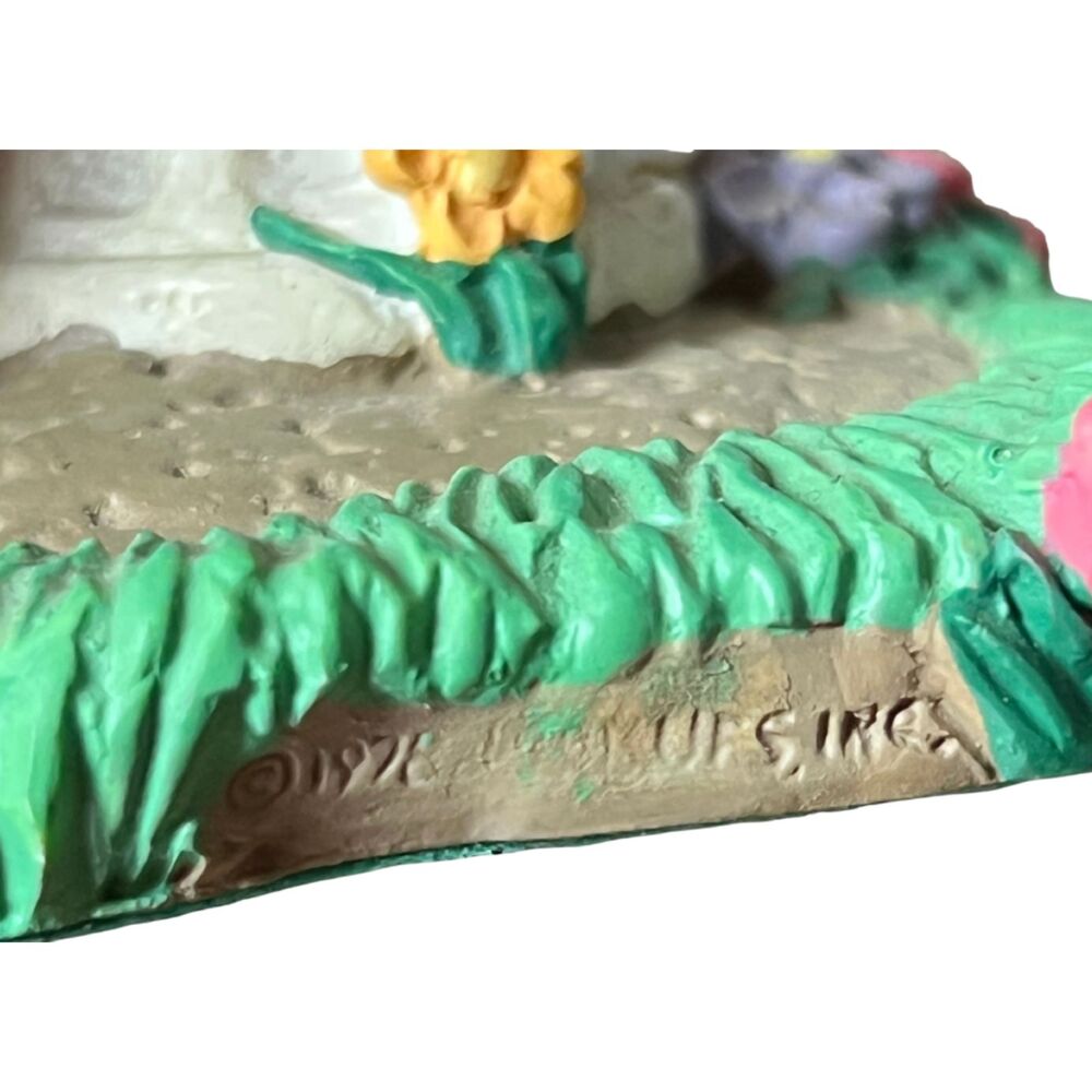 Vintage Garfield On Vacation Figure Danbury Mint Jim Davis 1992 Missing Umbrella - Picture 4 of 6